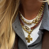 HOT CHOCOLATE GEMSTONE NECKLACE