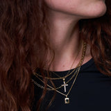 EMERALD BEZEL NECKLACE