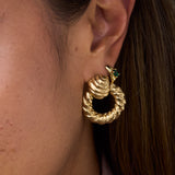 EMERALD TARA EARRINGS