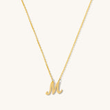 14K FANCY INITIAL NECKLACE