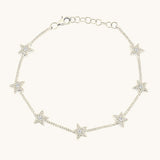14K NOVA STAR DIAMOND BRACELET