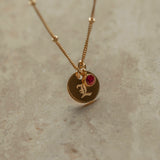 OPHELIA BIRTHSTONE NECKLACE