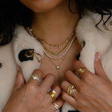 PEAR LARIAT NECKLACE