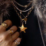 PEAR LARIAT NECKLACE