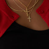 VINTAGE CROSS NECKLACE