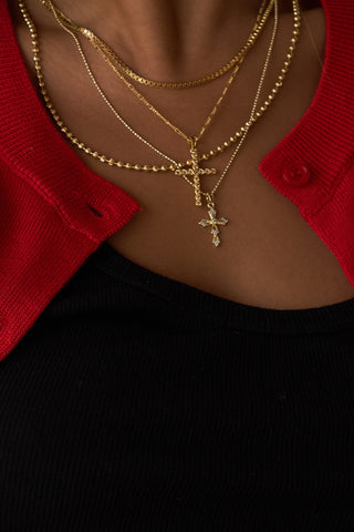 VINTAGE CROSS NECKLACE