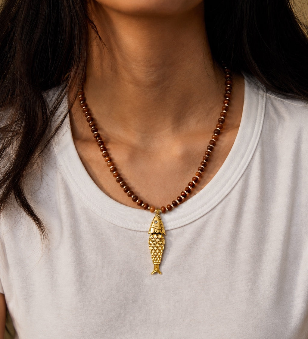 PEZ NECKLACE - BRONZE
