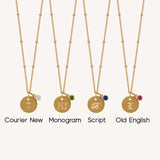 OPHELIA BIRTHSTONE NECKLACE