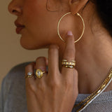 DISCO HOOP EARRINGS