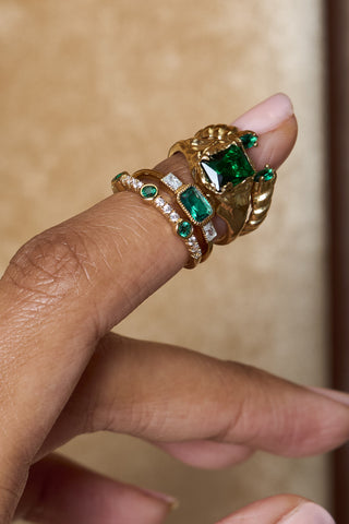 ROMAN RING - EMERALD