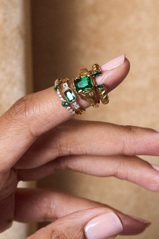 ROMAN RING - EMERALD