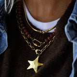 HOT CHOCOLATE GEMSTONE NECKLACE