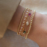 MINI BAGUETTE TENNIS BRACELET