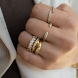 PAVÉ INTERTWINED RING