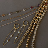 MINI BAGUETTE TENNIS BRACELET