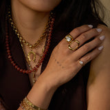 SOLITAIRE LOVE KNOT RING