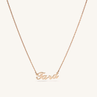 14K CARRIE NAME NECKLACE (MINI)