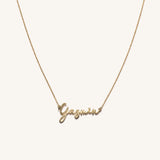 14K CURSIVE NAME NECKLACE