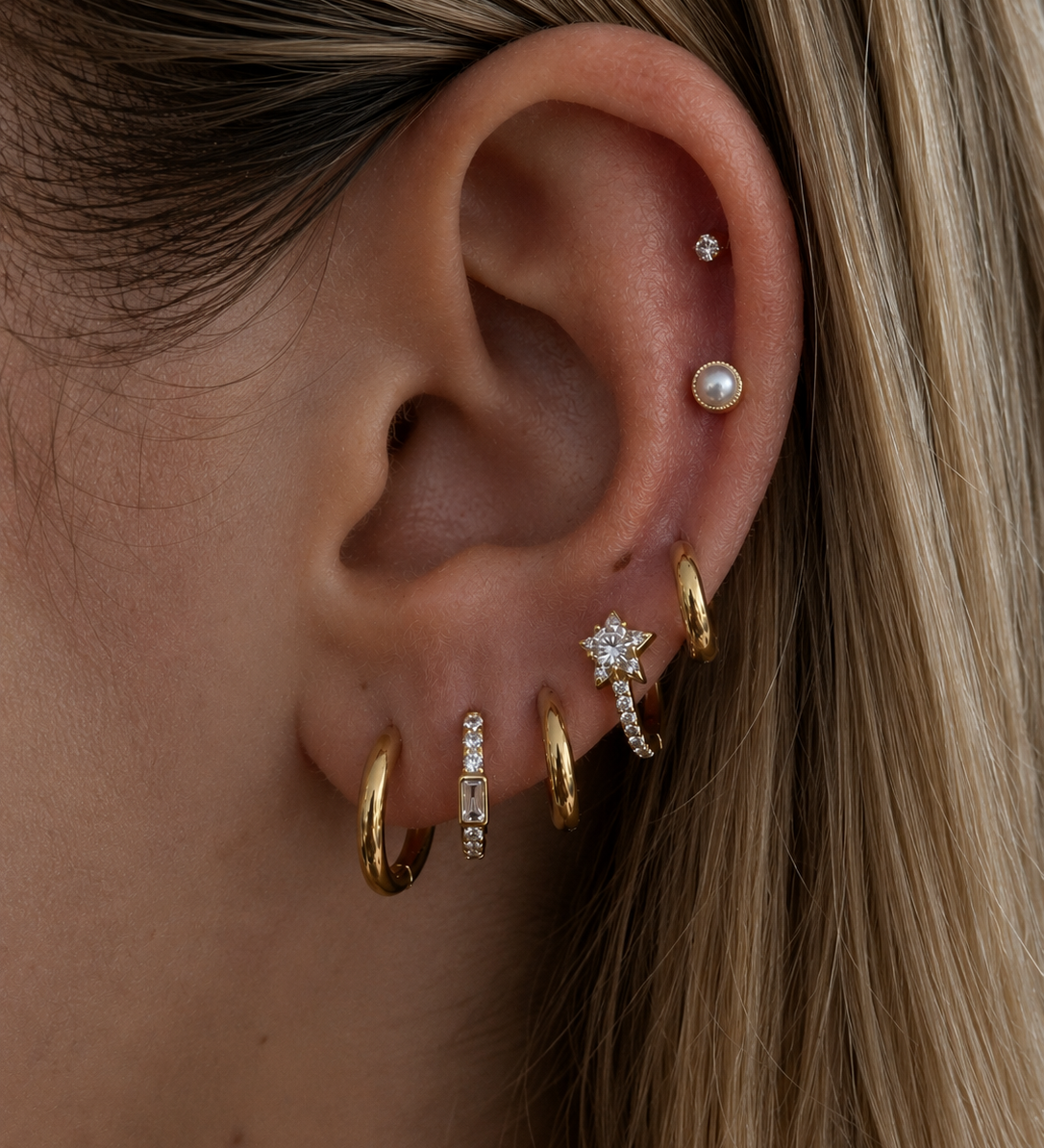 BAGUETTE STELLA EARRINGS