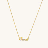 14K CARRIE NAME NECKLACE (MINI)