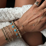 DOUBLE CHAIN DIAMOND BRACELET