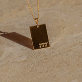 WILLOW NUMBER NECKLACE