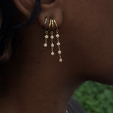 DIAMOND RAIN EARRINGS