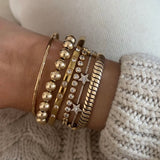 HAMMERED BANGLE BRACELET