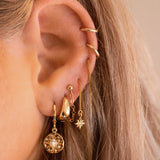 INFINITY HUGGIE EARRINGS