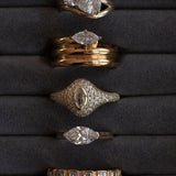 MARQUISE PINKY RING