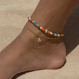 SUMMER LOVE GEMSTONE ANKLET