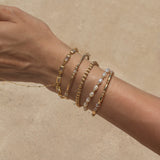 SCALLOPED BEAD BRACELET