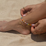 SUMMER LOVE GEMSTONE ANKLET
