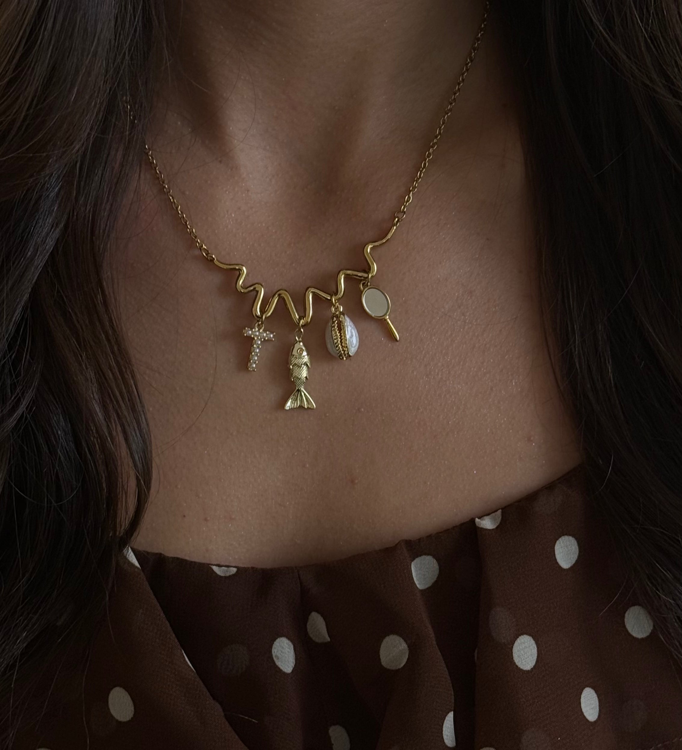 CONTOUR CHARM NECKLACE