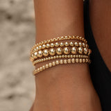 SCALLOPED BEAD BRACELET