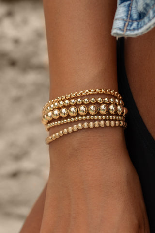 SCALLOPED BEAD BRACELET