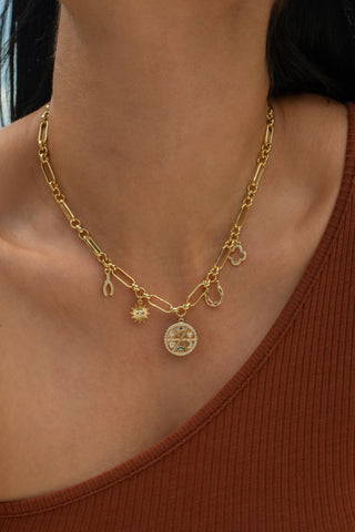 LUCKY GIRL CHARM NECKLACE