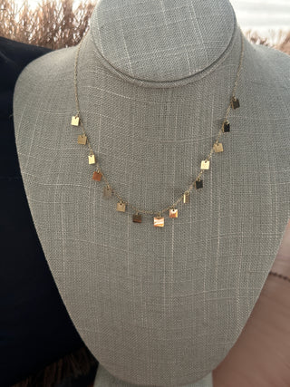 SQUARE SHAKER NECKLACE