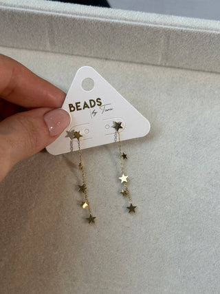 STAR DROP EARRINGS