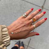 MOTHER OF PEARL HAND CHAIN