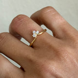 TRIPLE STONE RING (SIZE 6)