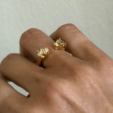 PANTHER CUFF RING (SIZE 8)