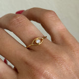 EYE OUTLINE RING (SIZE 7)