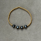 LOVE BEAD BRACELET BLACK