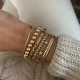 14K COBRA CHAIN BRACELET