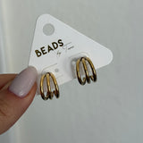 TRIPLE HOOP EARRING