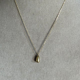 PEAR DROP NECKLACE (15" + 2" EXT)