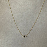 ONYX EYE NECKLACE (15" + 2" EXT)