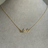'SLICK' NAME NECKLACE (16.5")