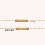 MINI LENNON BAR NECKLACE